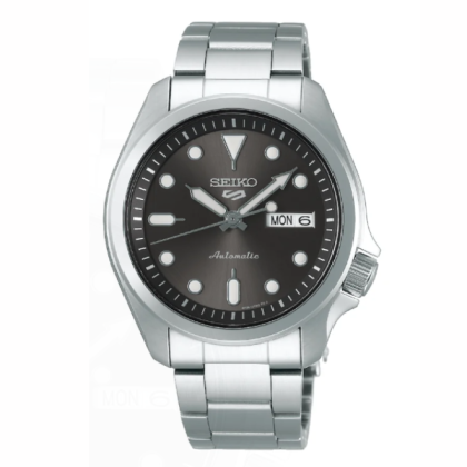 Seiko 5 Sports Superman SRPE51K1 Automatic 100M Grey Dial Stainless Steel Bracelet Men Watch